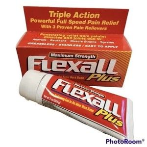 1) FLEXALL Plus MAXIMUM STRENGTH Pain Relieving GEL 2oz NEW VHTF COLLECTIBLE